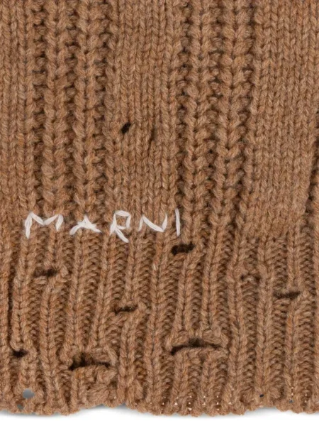 Fular Marni tricotate maro