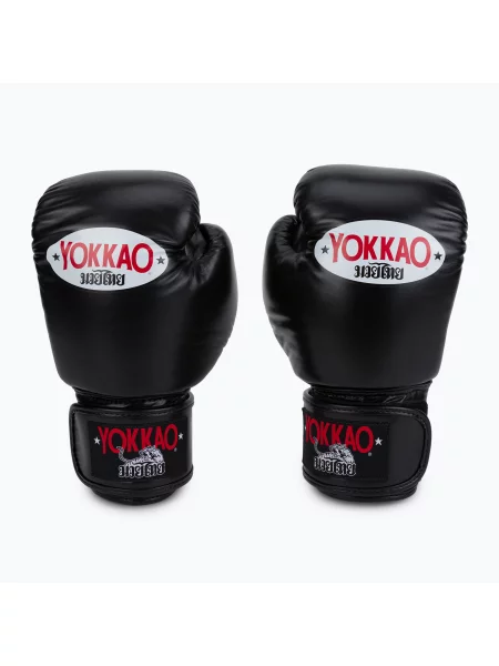 Rękawice bokserskie YOKKAO Matrix black czarne