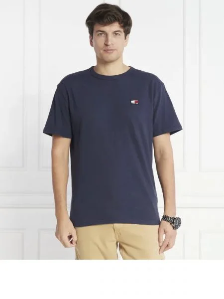 Tommy Jeans Póló BADGE kék