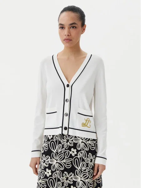 Luisa Spagnoli Cardigan Canaria Écru bej