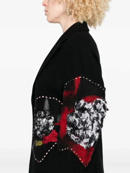 Geacă Yohji Yamamoto de lână negru