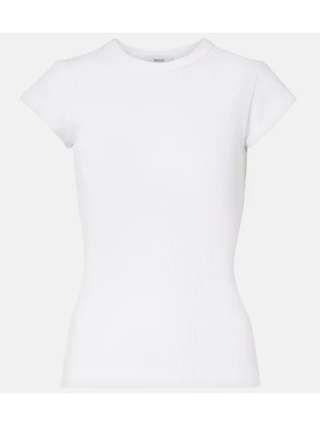 Tricou Agolde tricotate alb