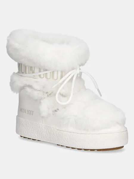 Moon Boot cizme de iarnă MB LTRACK FAUX FUR WP alb