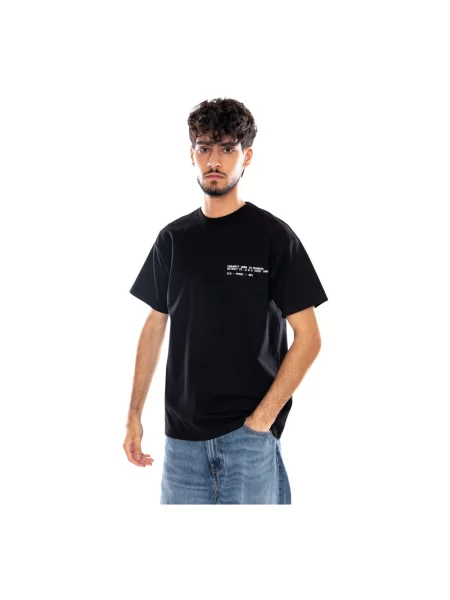 Koszulka Carhartt Wip w piórka czarna