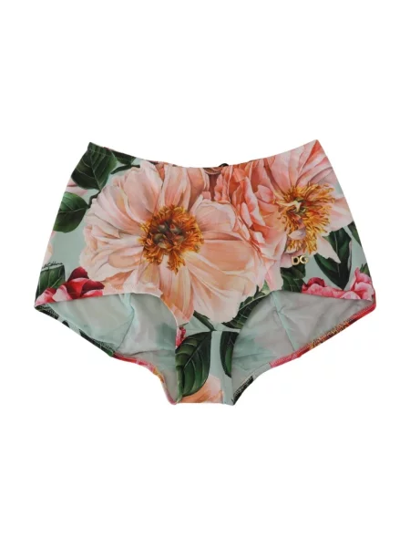 Majtki Dolce And Gabbana z nadrukiem czarne