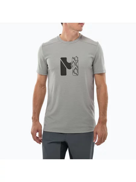 Tricou pentru bărbați Millet Kamet Map SS granite