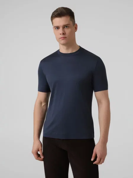 Футболка Emporio Armani темно-синій синя