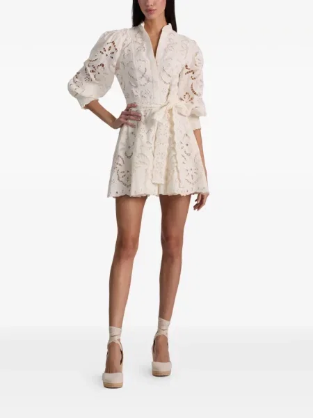 Rochie mini Alice + Olivia cu broderie