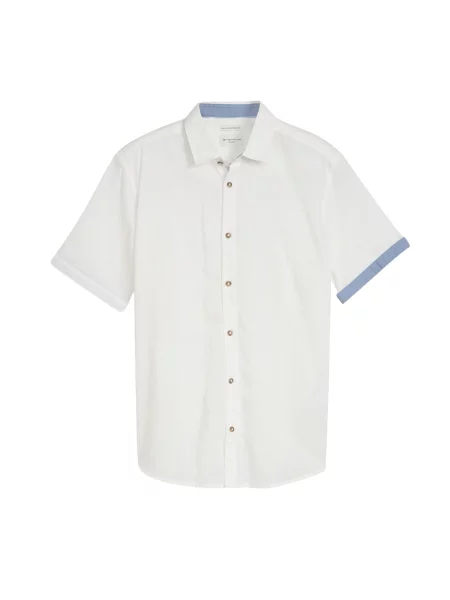 TOM TAILOR Cămașă alb