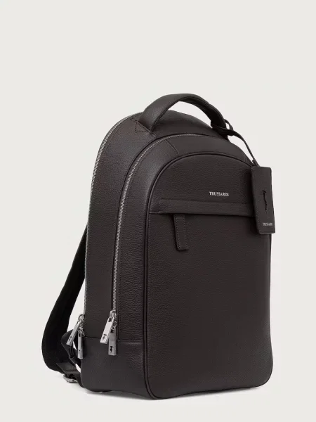 Trussardi rucsac pentru bărbați din piele maro