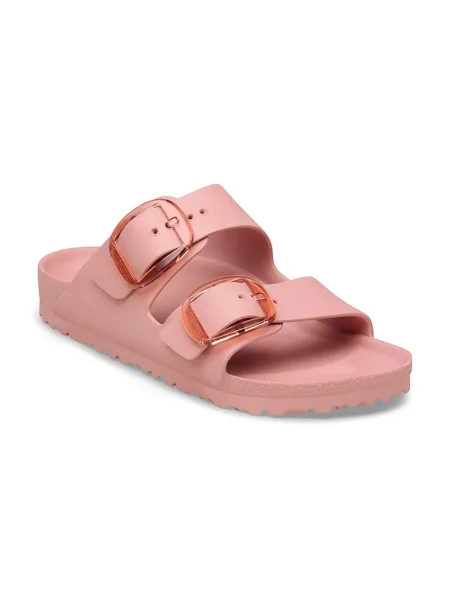 Papuci Birkenstock cu cataramă roz