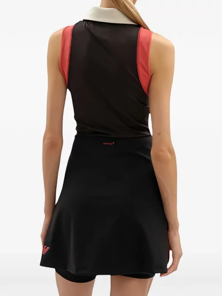 Rochie mini Ea7 Emporio Armani cu imagine negru