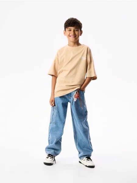 Reserved Джинси straight fit синій
