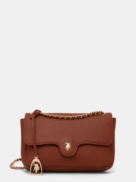 Чанта U.S. Polo Assn. Jones кафяво