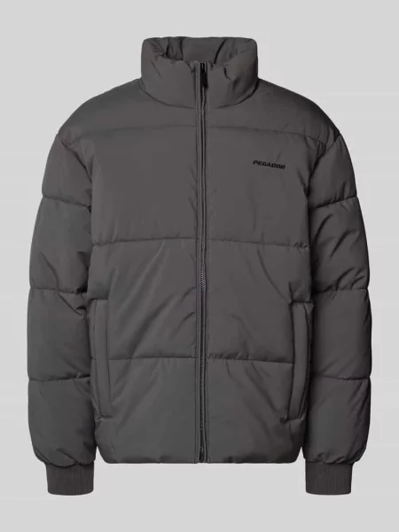 Kurtka w stylu puffer o kroju regular fit z wyhaftowanym logo model Solin' Pegador