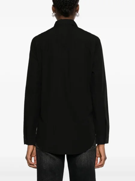 Cămașă R13 din organza negru