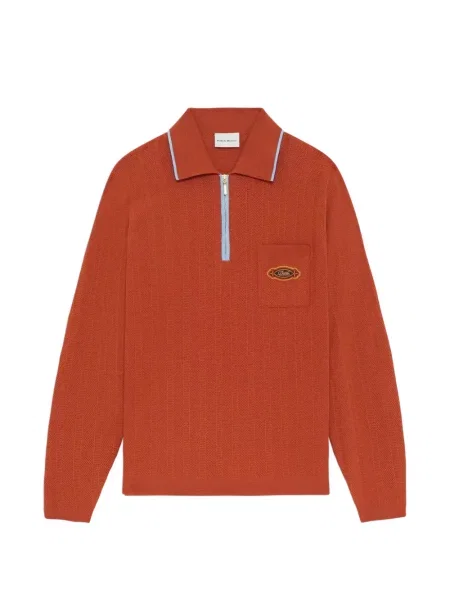 Tricou polo Drole De Monsieur portocaliu
