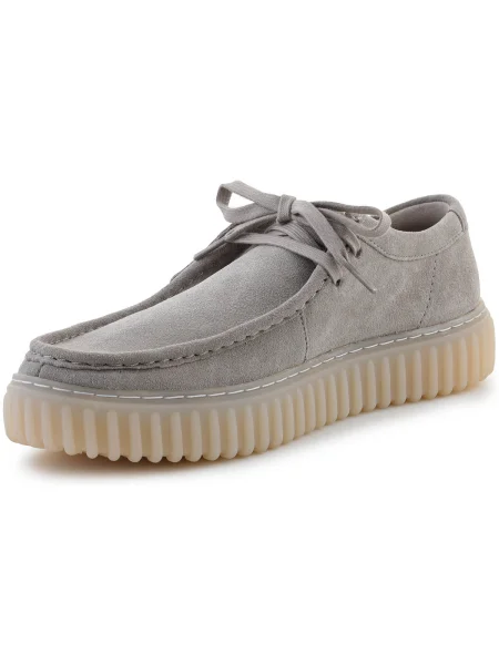 Pantofi Clarks gri