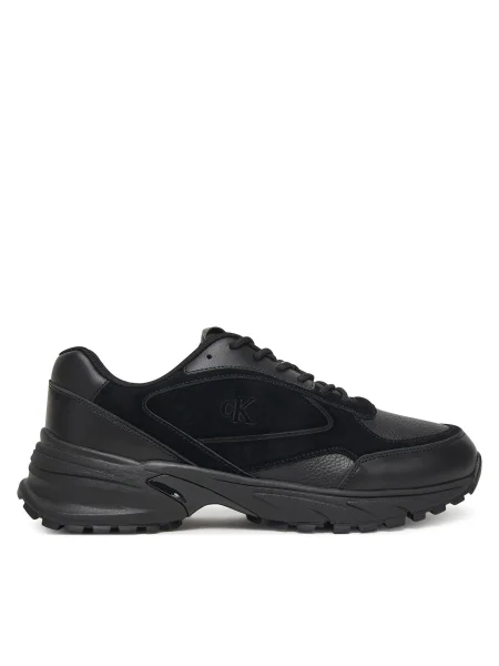 Pánske topánky Calvin Klein Hike Runner HF Leather Mix triple black čierna