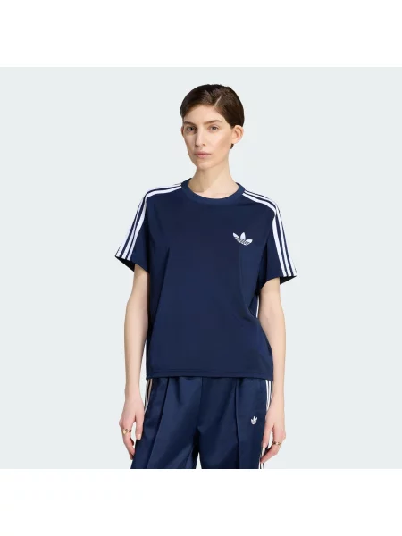 ADIDAS ORIGINALS Tričko Firebird námornícka modrá biela
