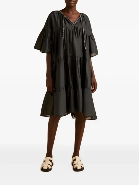 Rochie Merlette cu broderie negru