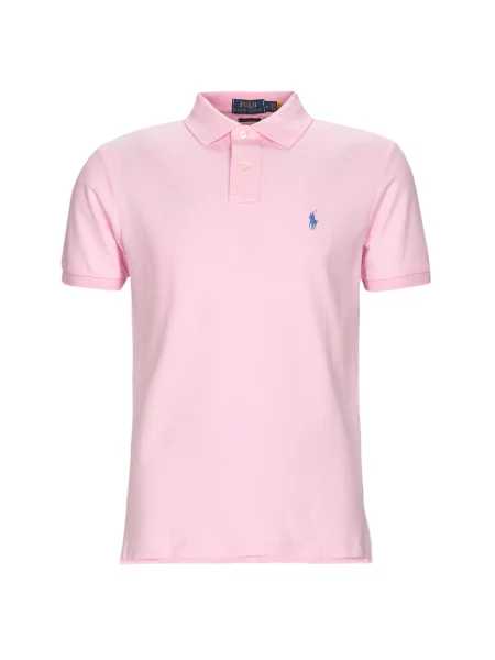 Polo majica Polo Ralph Lauren s kratkimi rokavi z mrežo modra