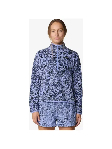 Bluza Mountain Hardwear Microchill Half Zip fioletowa XS czarna