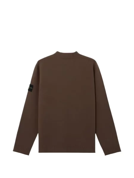 Pulover Stone Island cu strasuri maro