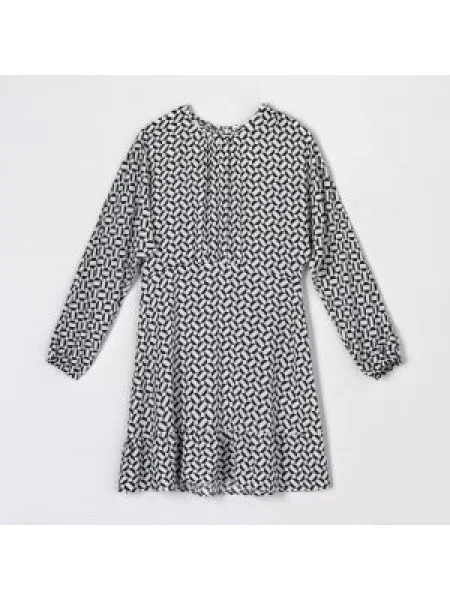 Sinsay Midi šaty s vysokým podílem viskózy Vícebarevná