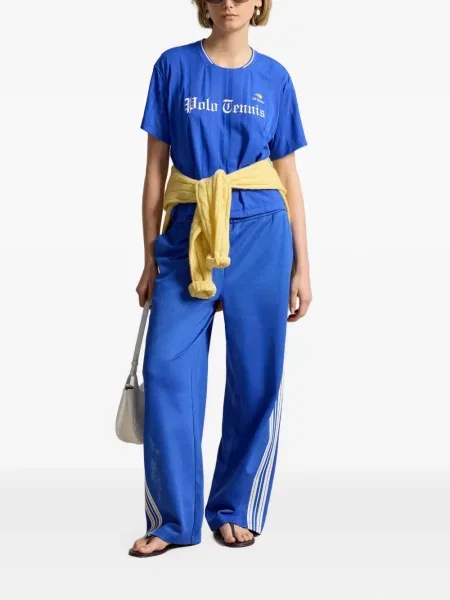 Велурени бягане с яка чорапи Polo Ralph Lauren синьо