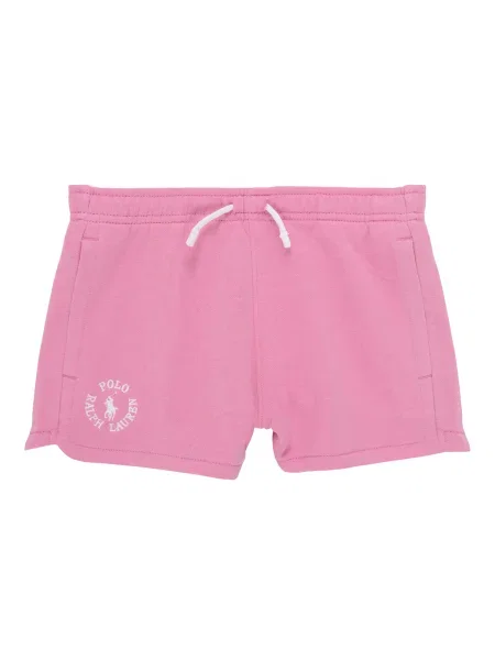 Pantaloni scurți de sport copii Polo Ralph Lauren roz