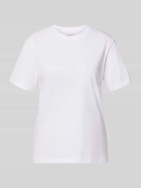 Męski t-shirt o kroju regular fit z czystej bawełny Jake*s Casual biała