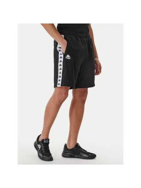Kappa Sport rövidnadrág Banda Oviedo Comfort Fit fekete
