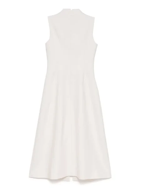 Rochie Shiatzy Chen de lână de costum alb