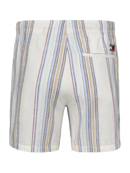 Kratke hlače iz tkanine Tommy Hilfiger bela