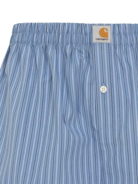 Ριγέ σορτς Carhartt Wip με σχέδιο μπλε