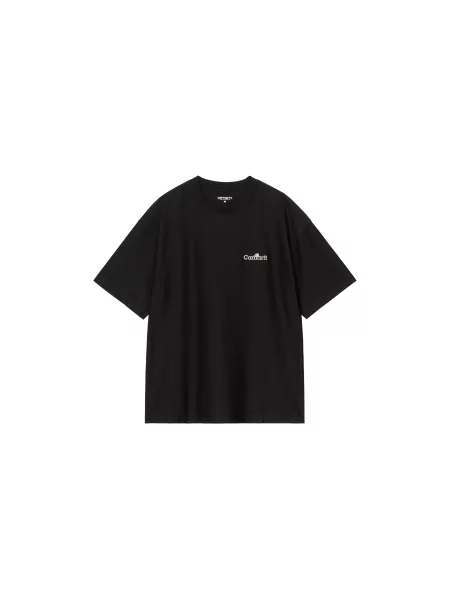 Carhartt WIP S/S WIP Label T-Shirt Black Mężczyźni Koszulki Carhartt WIP Size: S czarny