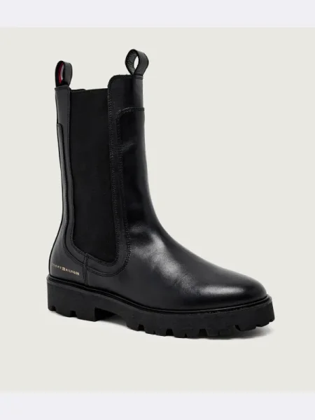Pantofi Tommy Hilfiger din piele negru