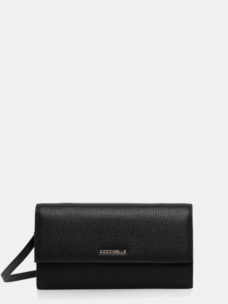 Портмоне Coccinelle METALLIC SOFT черно