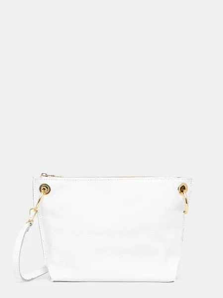 Кожена чанта Answear Lab бяло