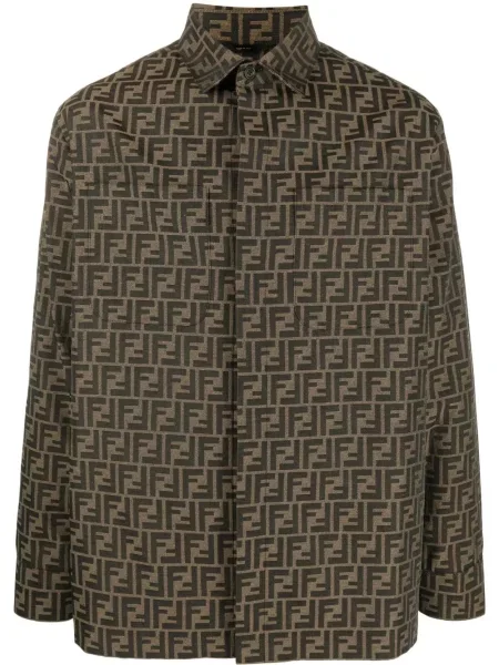 Geacă cămașă Fendi maro