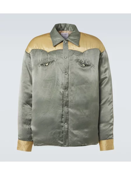 Geacă cu puf Visvim verde