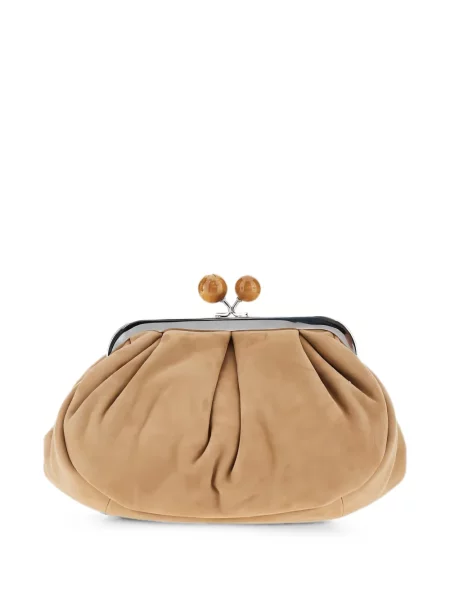 Geantă de călătorie Weekend Max Mara din piele de căprioară