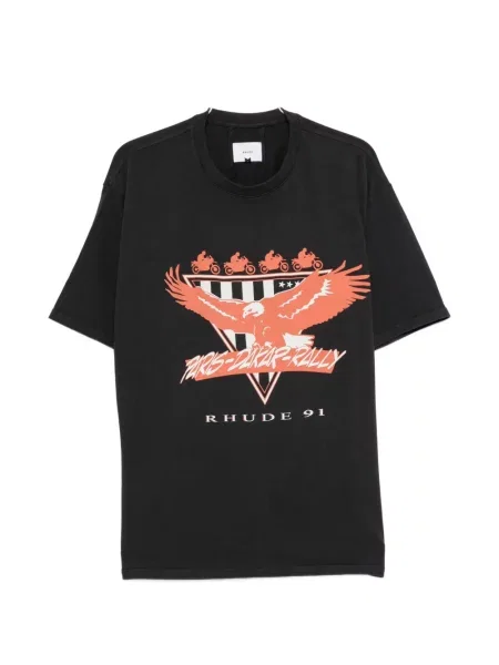 Tricou Rhude cu imagine negru