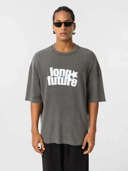 Dandalo Tricou gri / natural alb