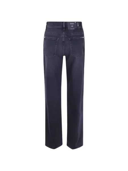 Blugi cu picior larg 7 For All Mankind gri