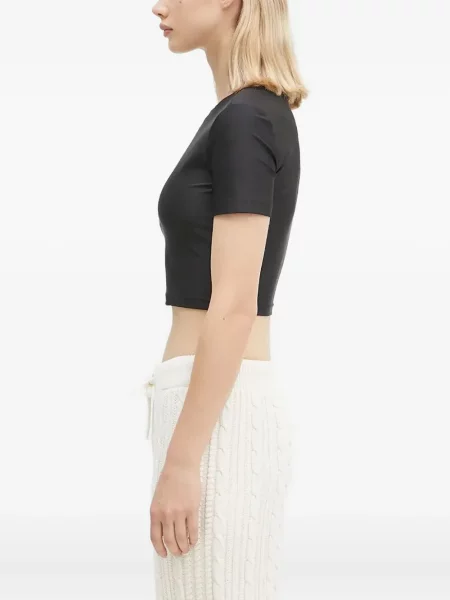 Pruhované krátké kalhoty Adidas s výšivkou modré