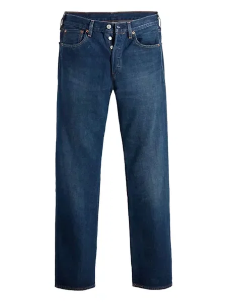 Blugi drepți Levi's® cu talie înaltă albastru