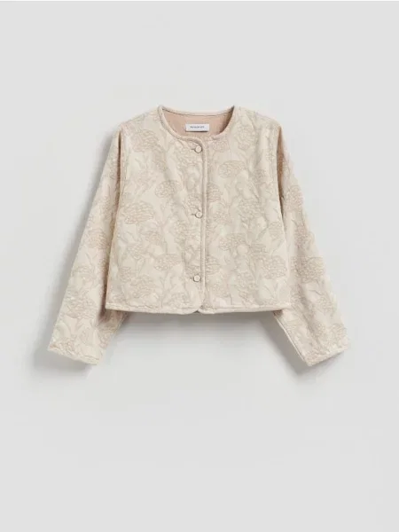 Reserved Sacou de blugi crem