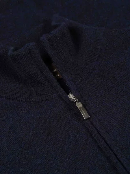 Pulover Doriani Cashmere din cașmir albastru